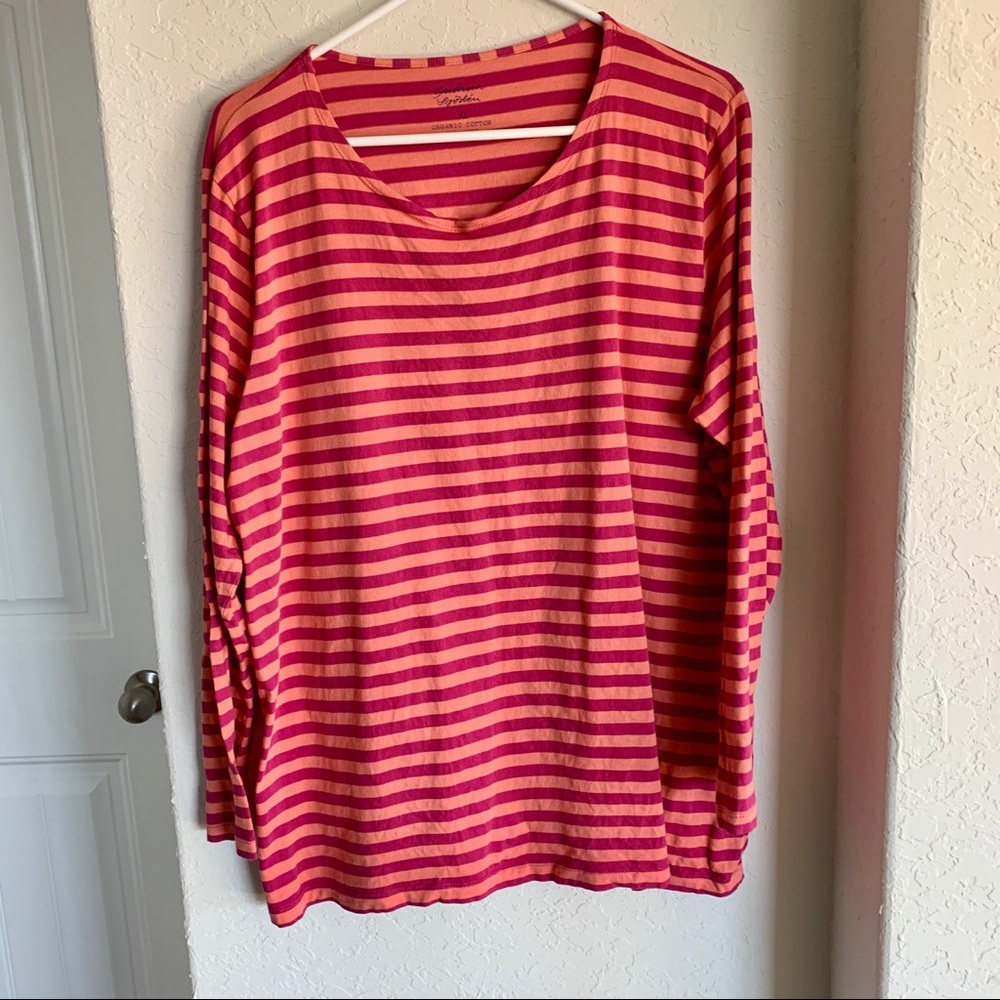Gudrun Sjoden striped organic cotton top